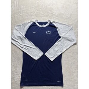 Penn State X Nike Fit Women's Long Sleeve PSU Athletic Shirt Size XL DriFit